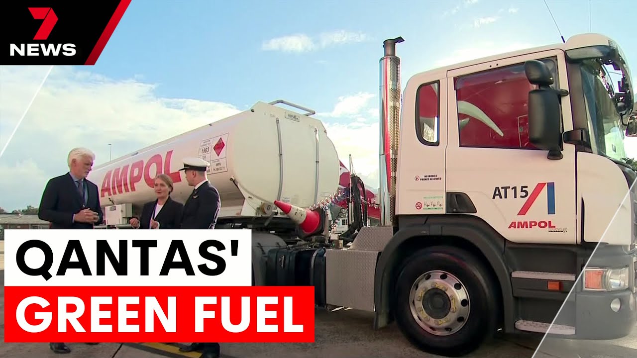 Qantas boosts sustainable aviation fuel in Australia | 7NEWS