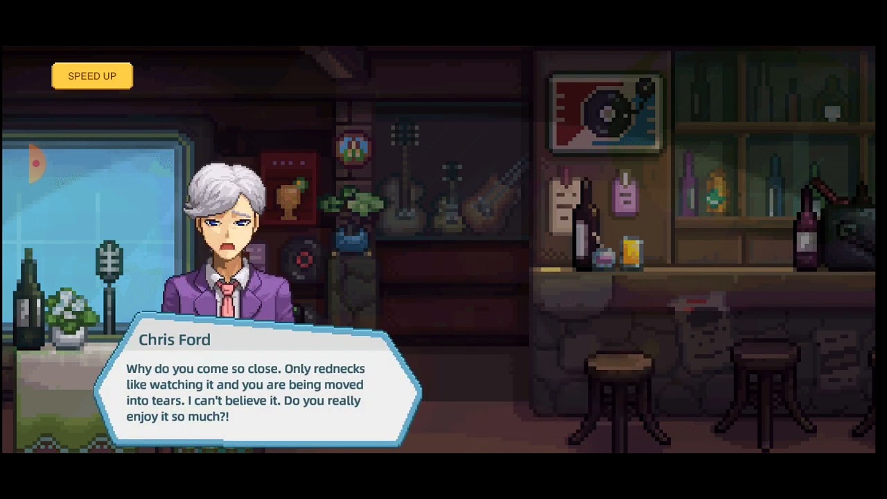 Chris Ford Bar Date Event Cutscene - Harvest Town