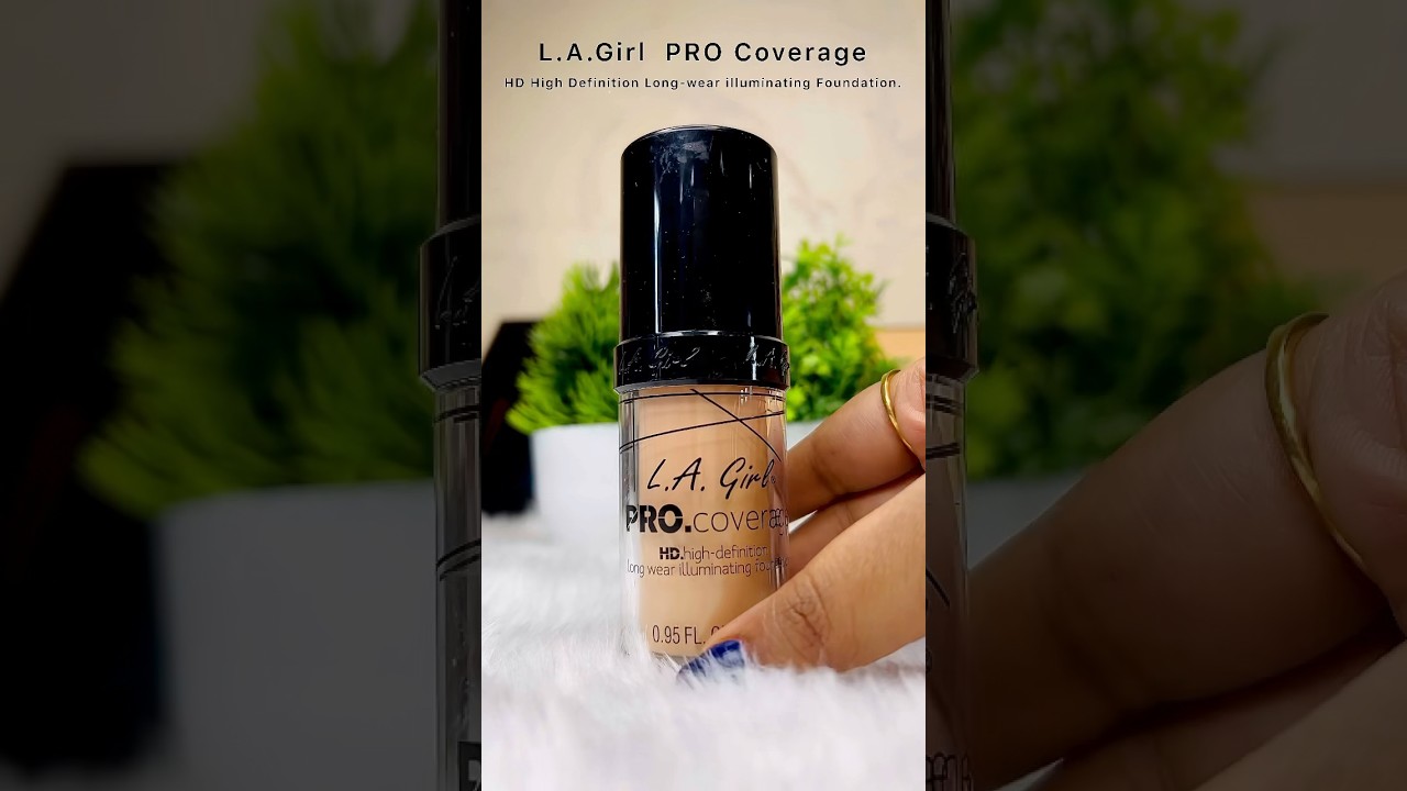 LA. Girl PRO.coverage HD.high-definition long wear illuminating Foundation.#foundation #makeup #yt