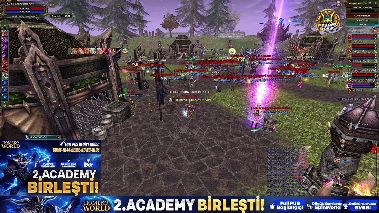 HomekoWorld %200 Daha Kolay 2.Academy 09 Ocak'ta! | Full PUS Hediye! | 500K GB Alımı! | #hkw #ko