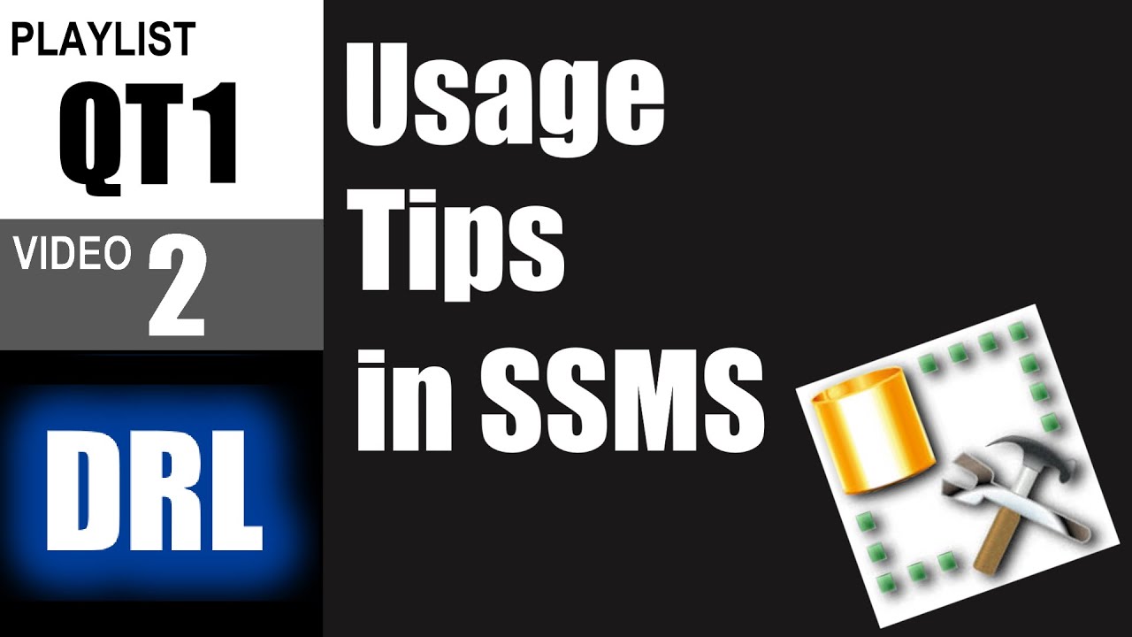 SQL Server Management Studio Tips and Tricks