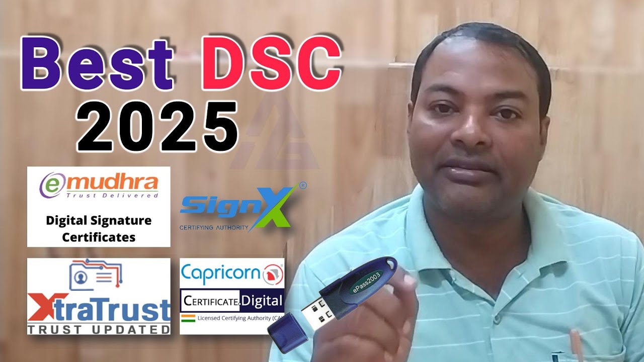 Best DSC 2025 online | Cheap and Best Companies Digital Signature Certificate 2025