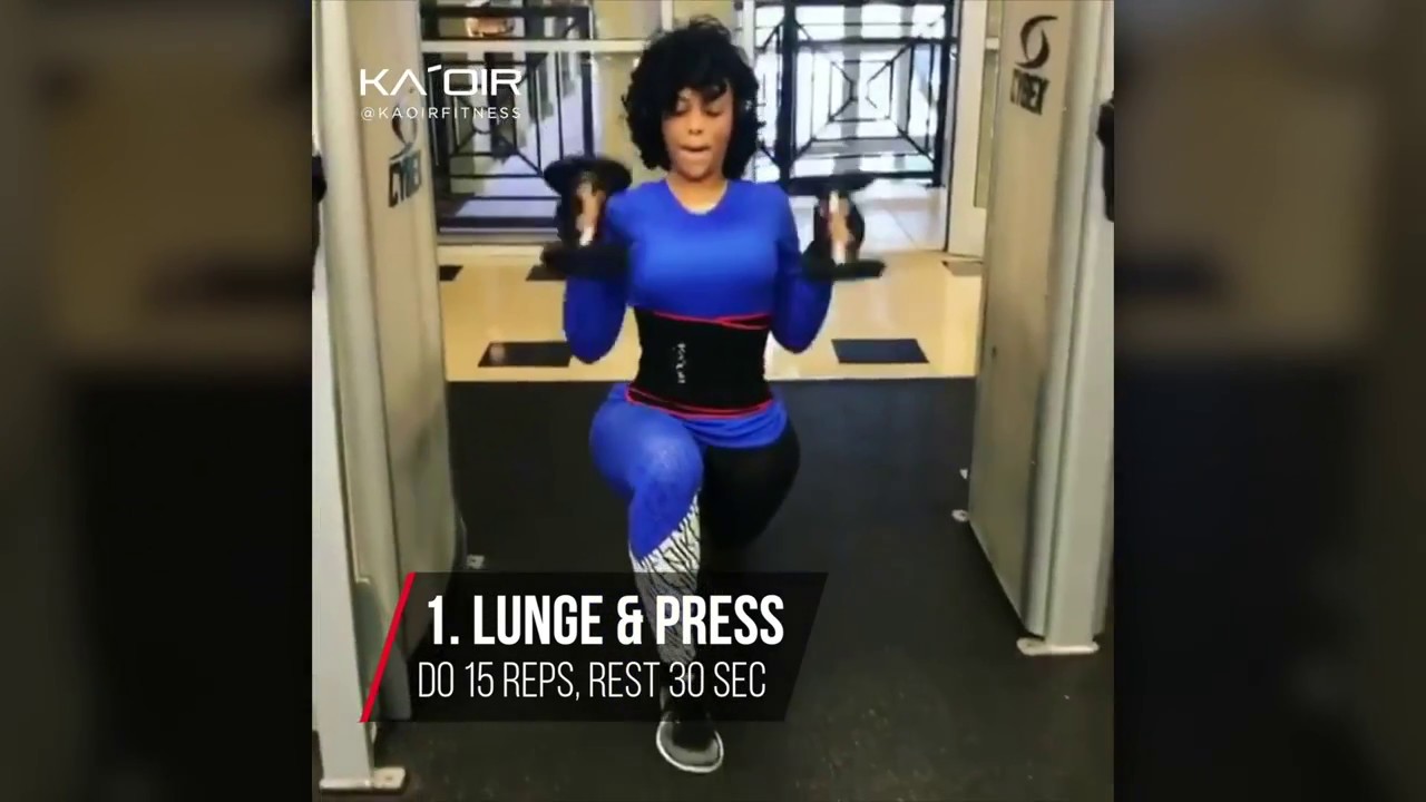 Leg & Glute Workout by Keyshia Ka'oir | #WaistEraserWorkouts