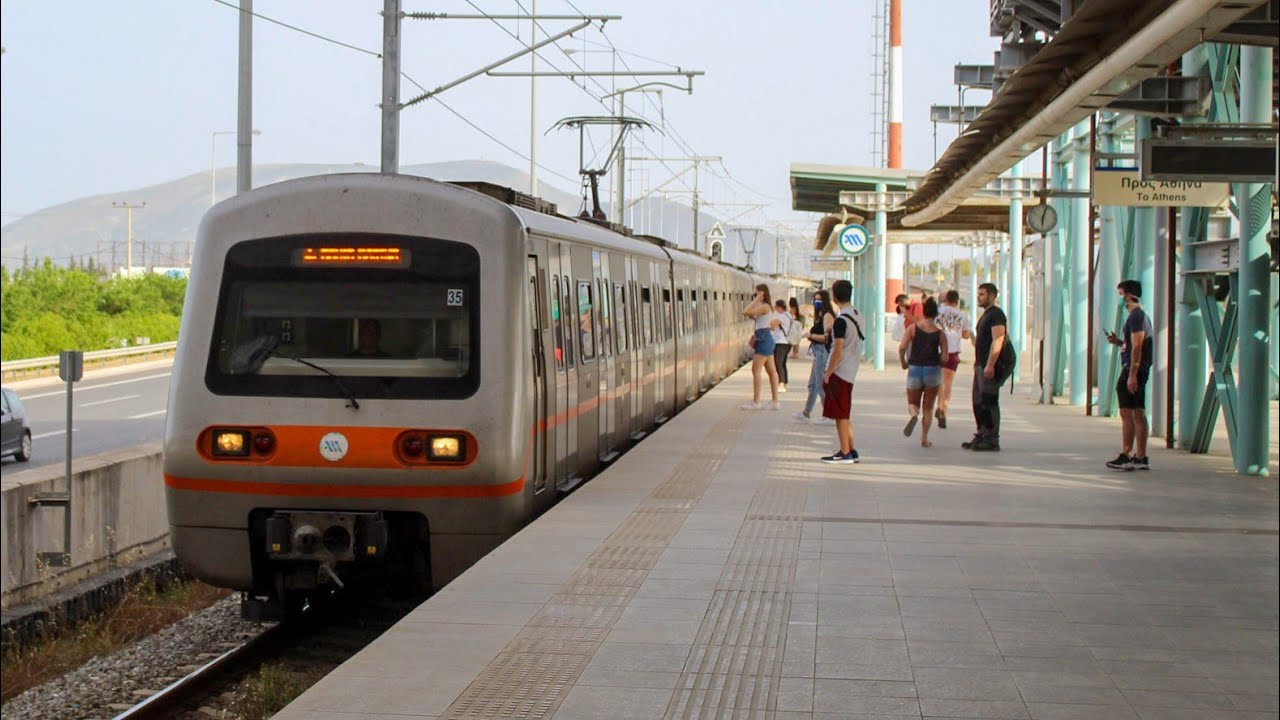 Metro Line 3 & Suburban Railway At Koropi