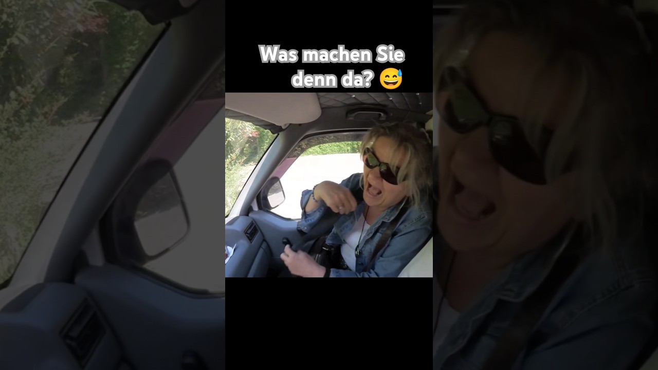 Was machen Sie denn da? 