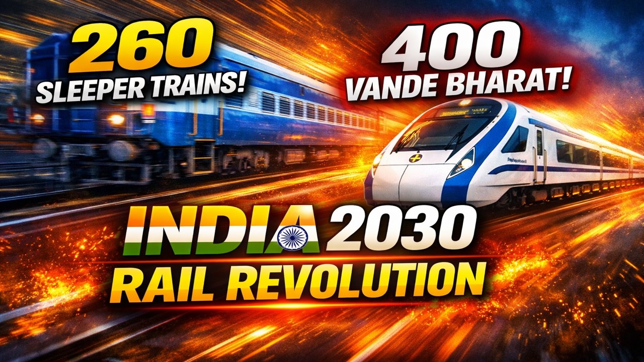 660 High-Speed Trains by 2030 | India&rsquo;s Railway Future #indiarailway