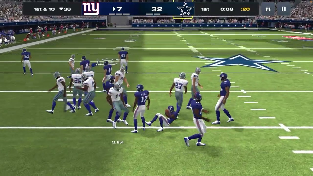 MAKING MY SEASONAL DEBUT WITH THE COWBOYS IN MADDEN MOBILE 26 CEEDEE LAMB WENT OFF 