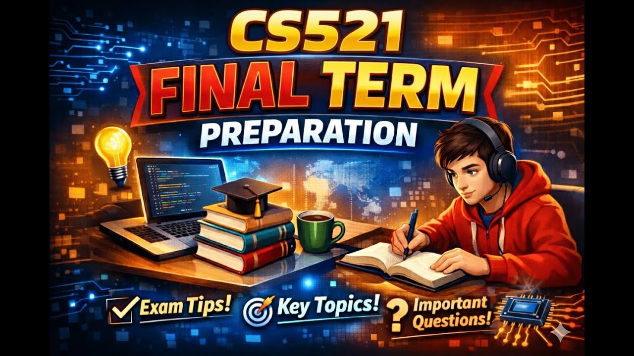 CS521 Final Term Past Paper