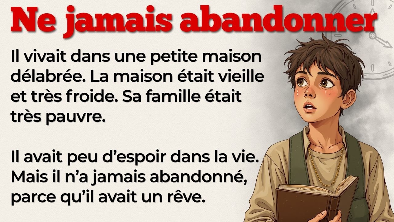 Comment ne jamais abandonner | Learn French with Stories | French Stories