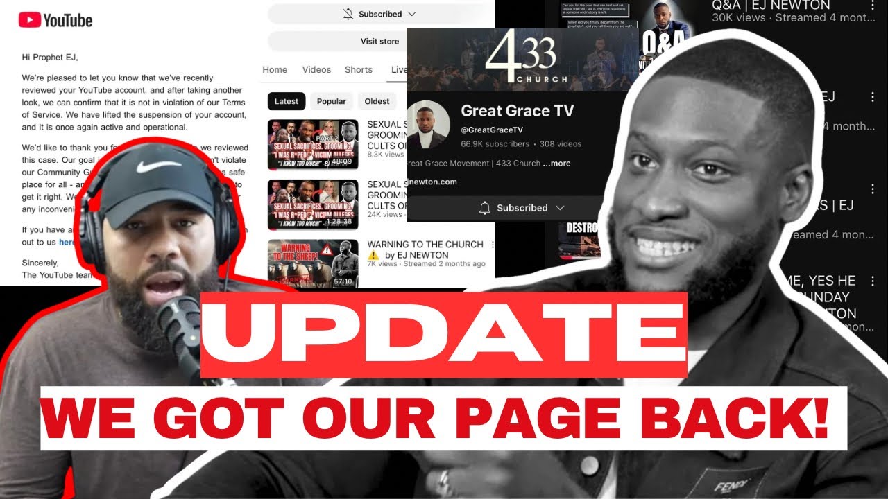 TESTIMONY | UPDATE @GreatGraceTV