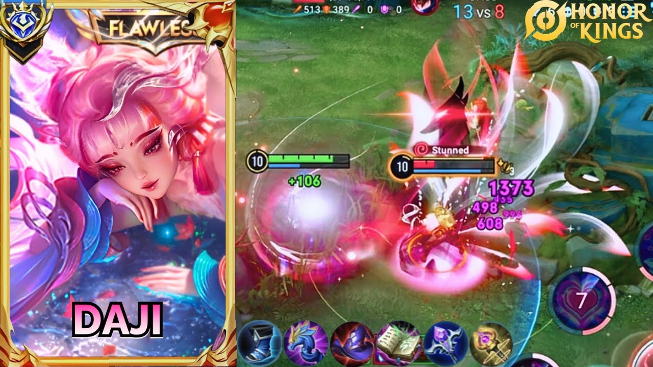 DAJI | MVP TOP GLOBAL RANK HONOR OF KINGS GAMEPLAY