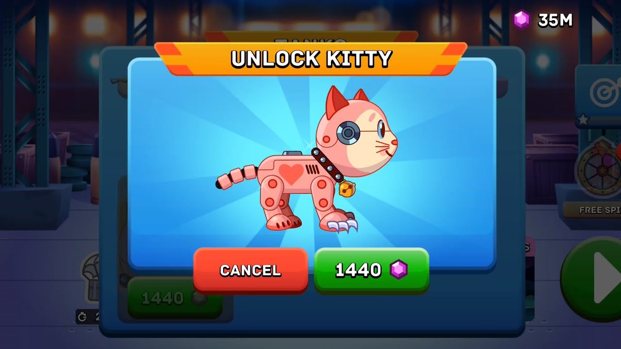 Hills of Steel Kitty New Legendary Tank Max level 20