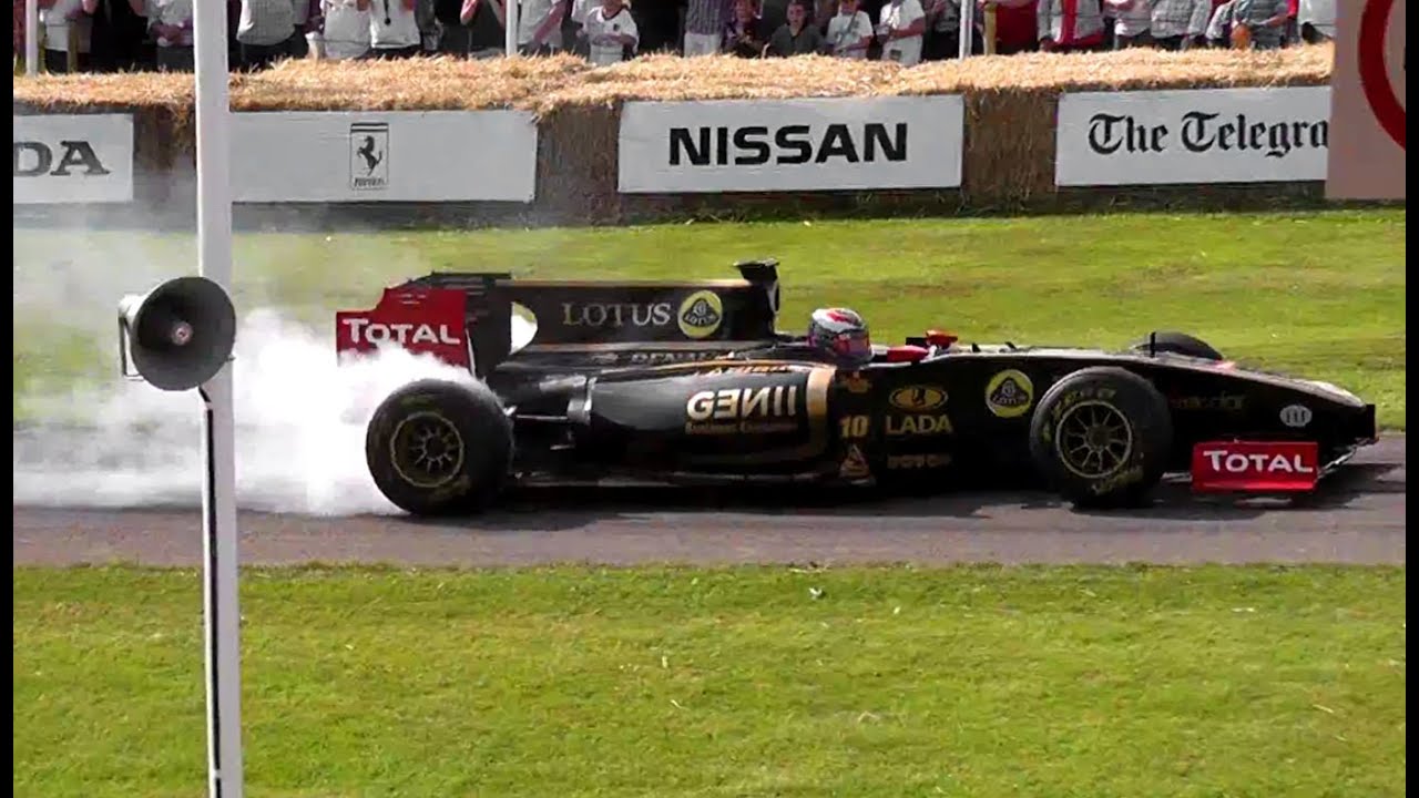Lotus Renault F1 Burnout