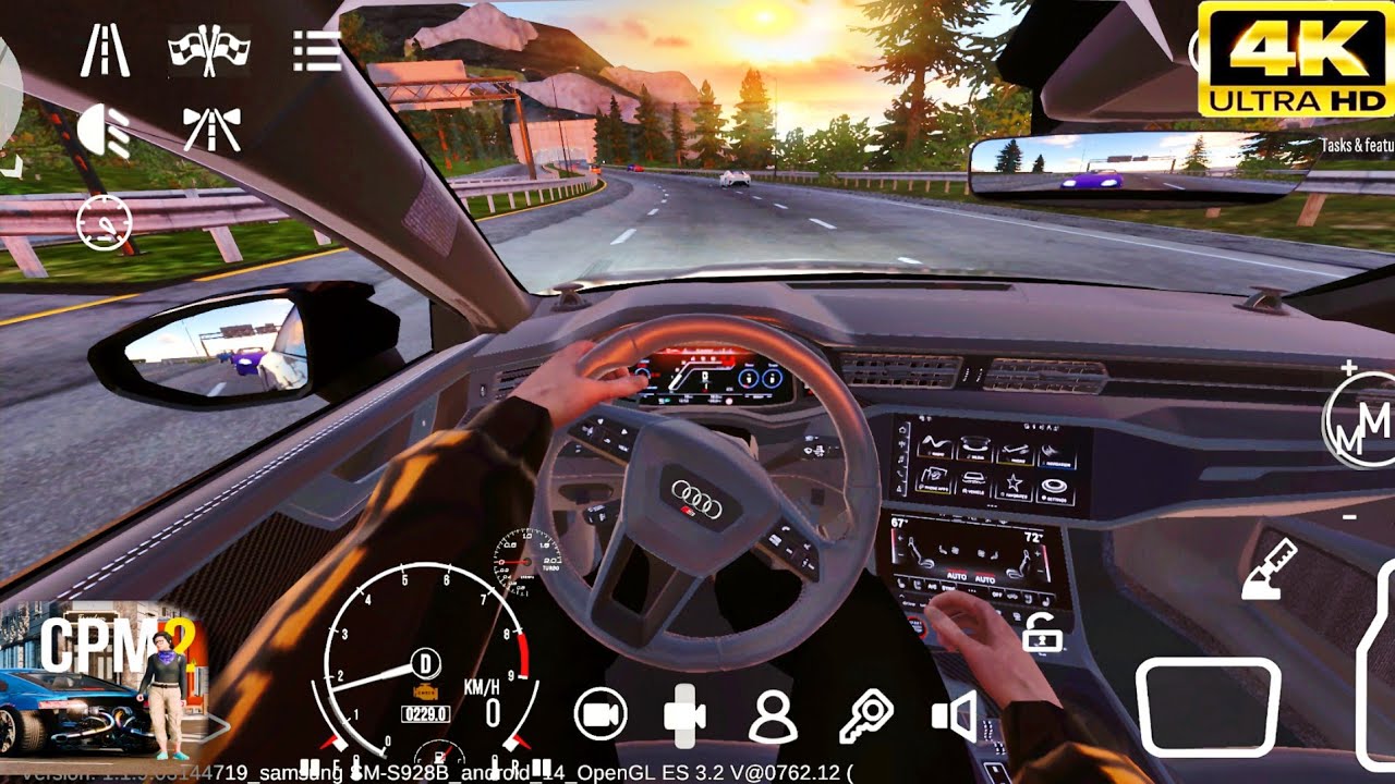Car Parking Multiplayer 2 - Sunset POV - Audi Rs7 Sportback Ultra Graphics Gameplay