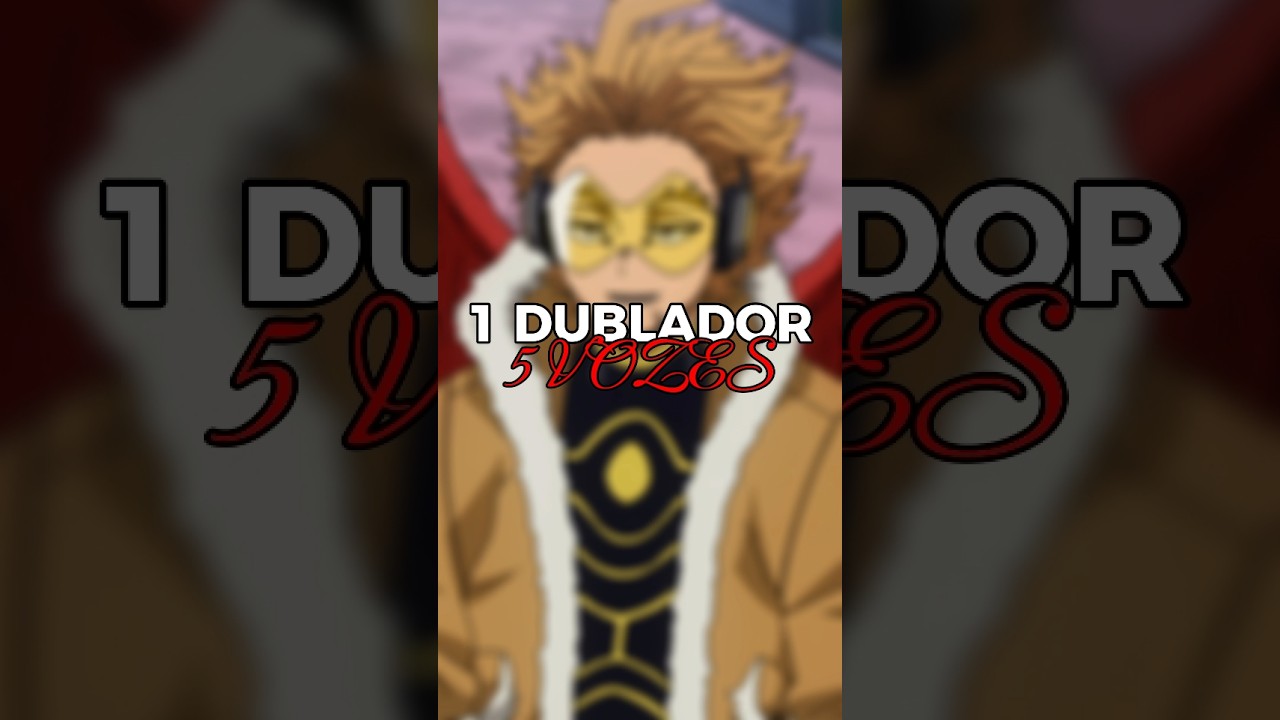 1 Dublador, 5 Vozes! @fredmascarenhas  #dublagem #dublagemviva #anime #shorts #fredmascarenhas