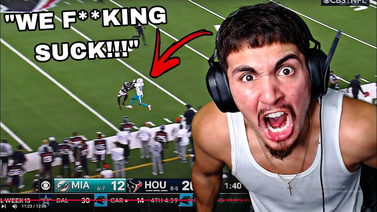 I HATE THIS TEAM!!!!! Fins Fan Reacts Dolphins vs. Texans Game Highlights | NFL 2024 Season Week 15