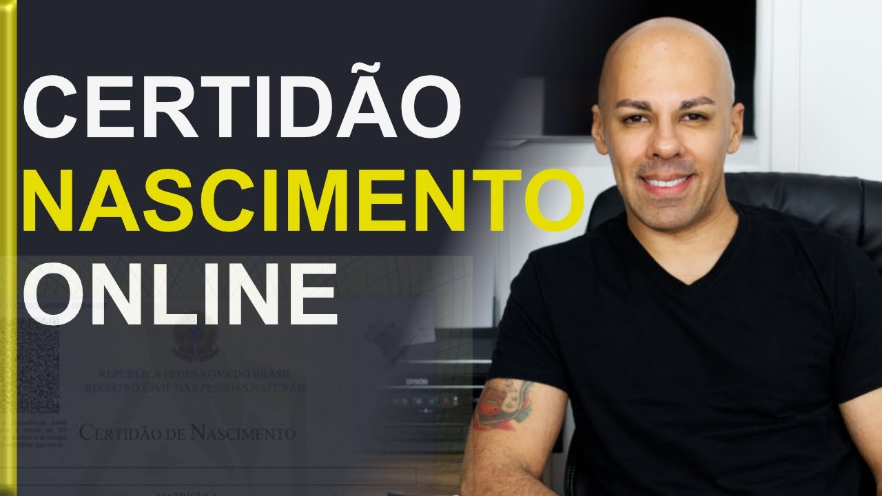 COMO TIRAR A CERTIDÃO DE NASCIMENTO ONLINE (PASSO A PASSO)