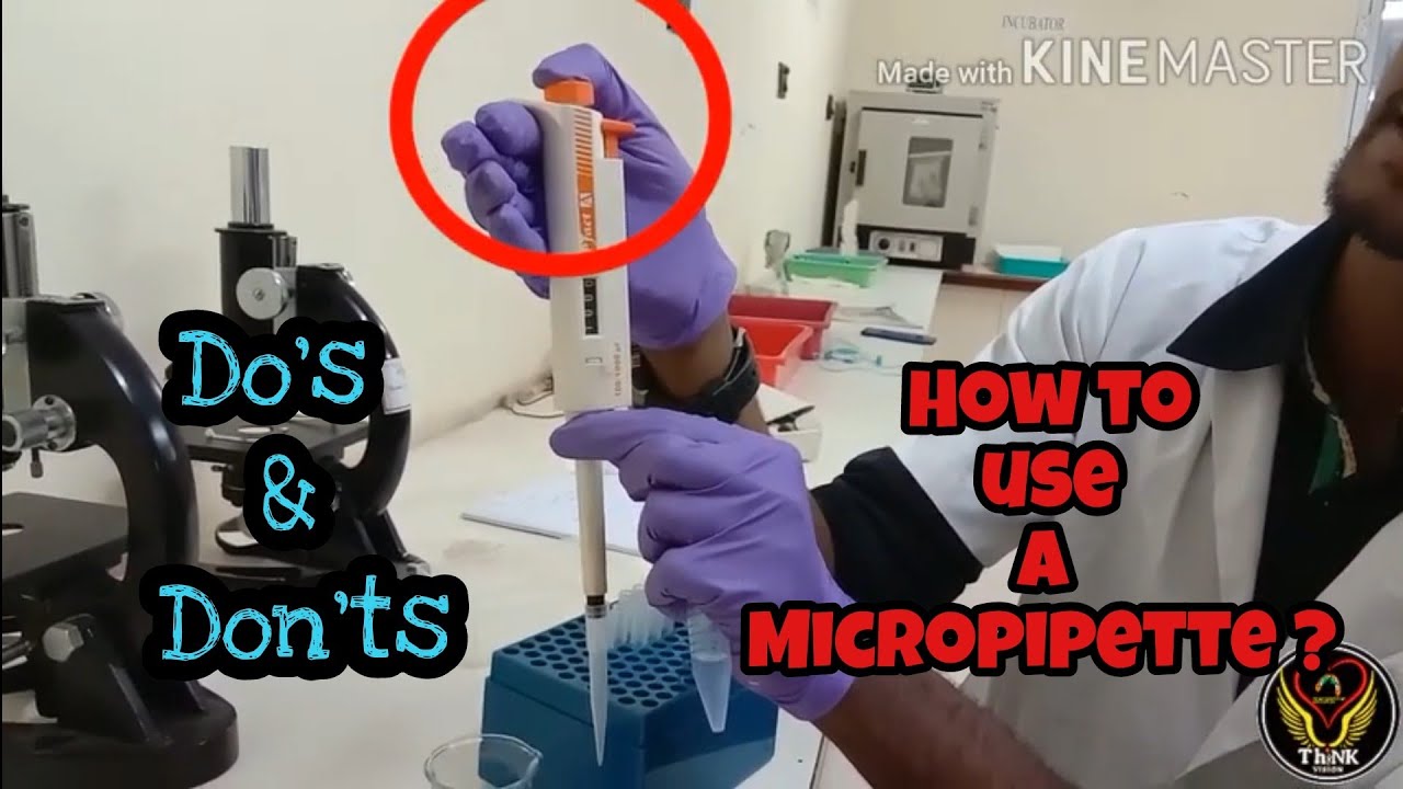 How to use a Micropipette ? | Tamil | Lab Techniques | Microbiology | ThiNK VISION | TNK