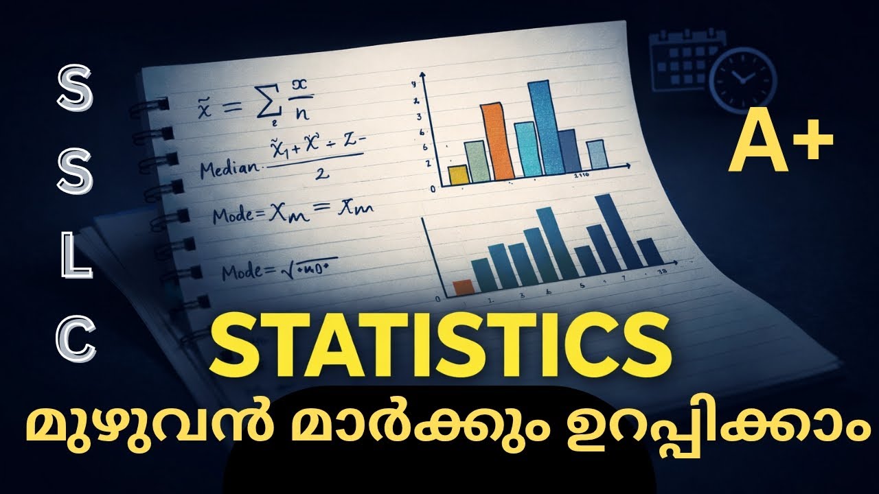 SSLC Maths / Previous Year Questions /Chapter 13 STATISTICS / Revision | Mean, Median / Class 10/ 