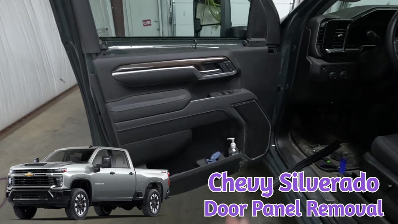 Инструкция по снятию передней и задней дверных панелей на автомобилях Chevrolet Silverado 2500 и ...