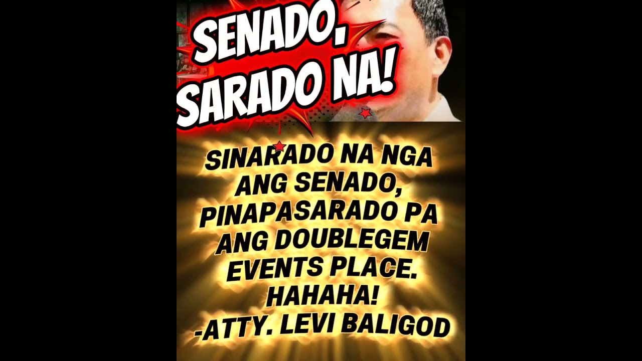 OUCH!YAY! ATTY. BALIGOD: WIN GATCHALIAN SINARADO ANG SENADO WOW!#comedy#funny#jokes#foryou#shorts
