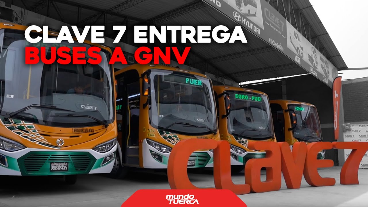 CLAVE 7 ENTREGA BUSES A GNV A TRANSPORTES NEGOCIACIONES SANTA ANITA