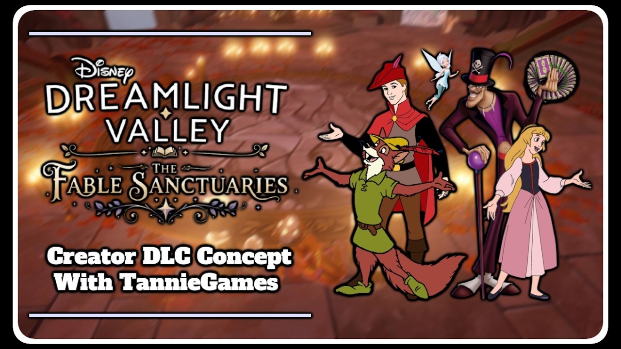 Dreamlight Valley: The Fable Sanctuaries | Концепт фанатского DLC с TannieGames