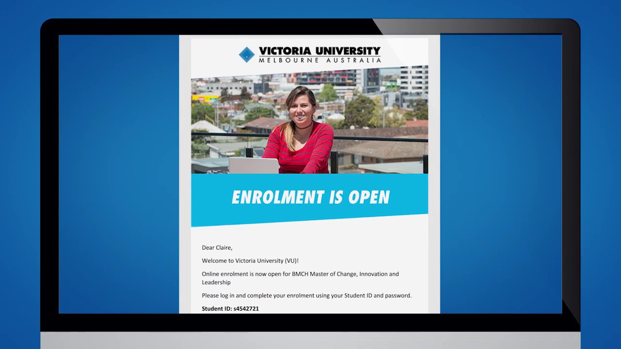 Studying at VU? Enrol today!
