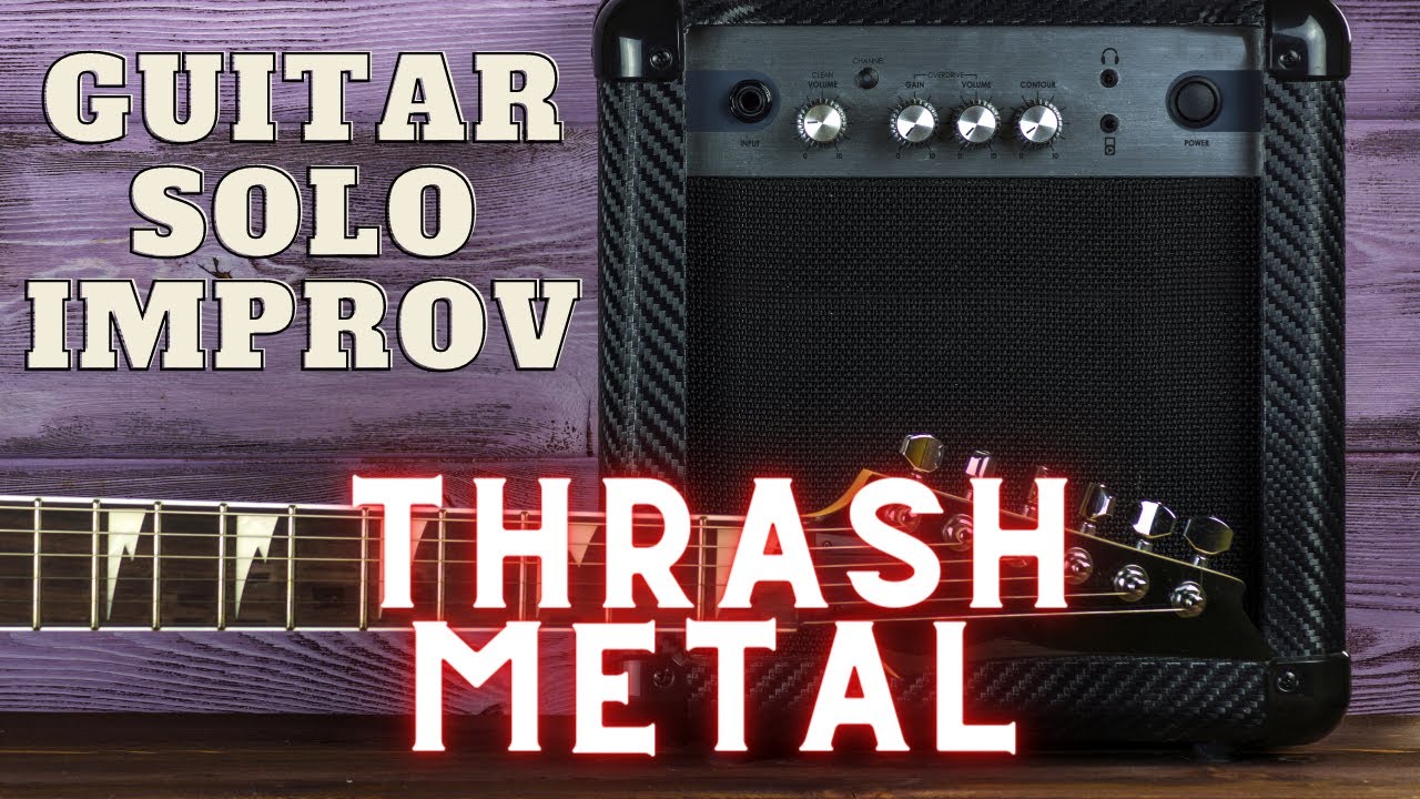 Relentless Thrash Metal E Minor 190 bpm Guitar Backing Track