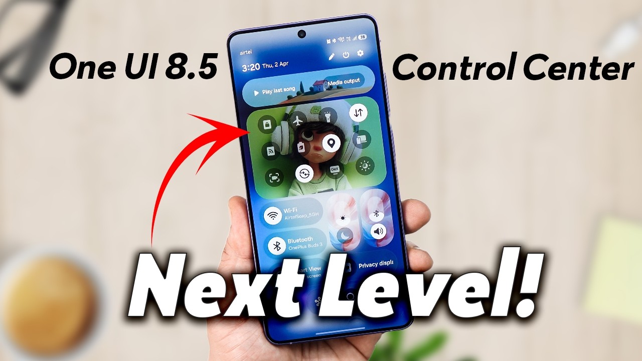 One UI 8.5 Control Center Update is FINALLY 