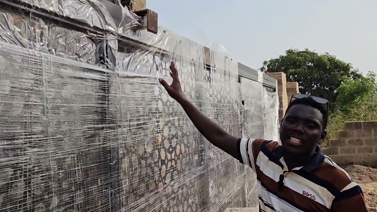 Building in Ghana; Gate, Balustrade Wielding 101