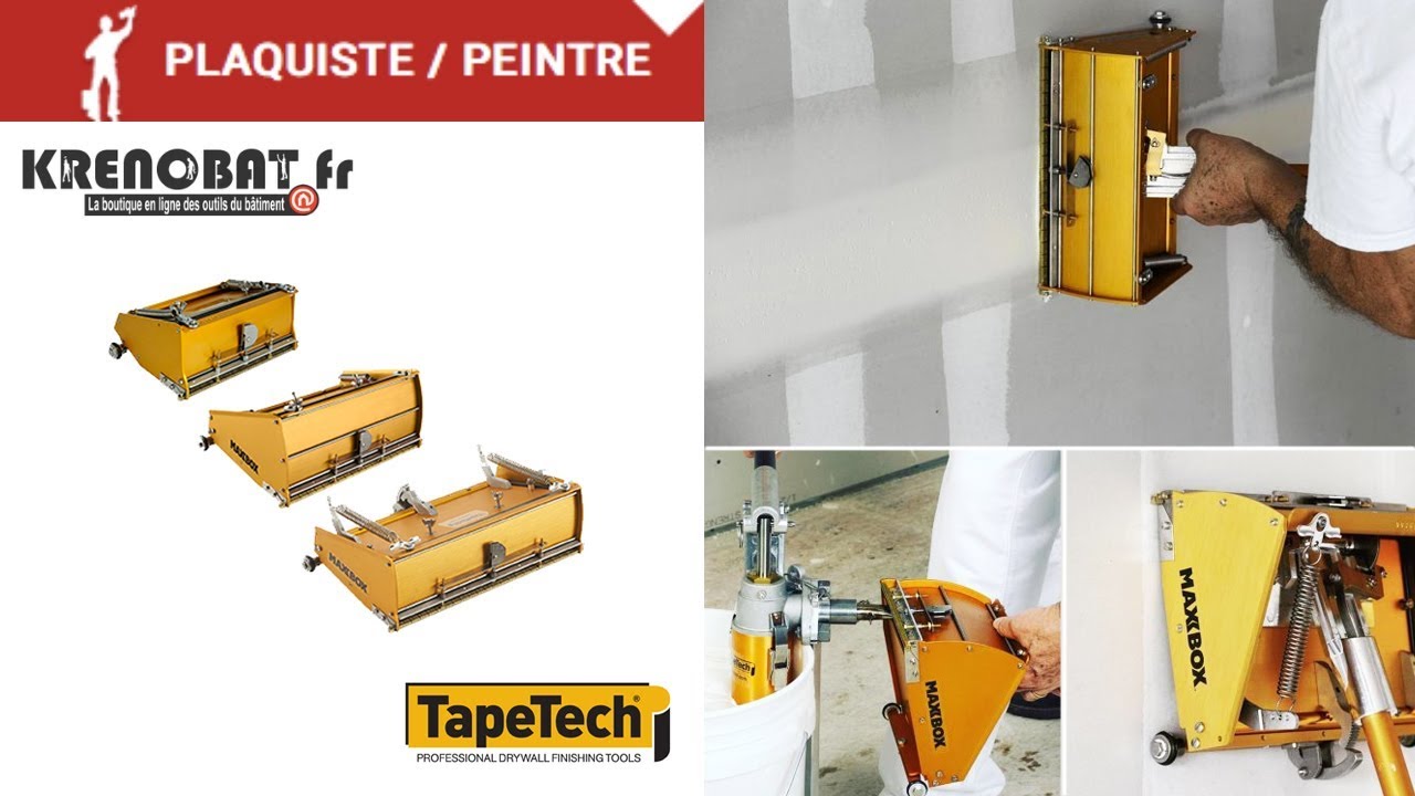 Utilisation des boites de finition Tapetech