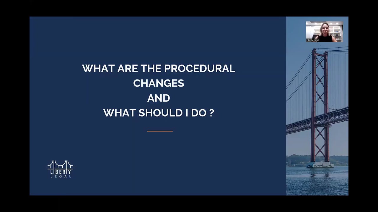 Changes to the processing of the Portuguese Golden Visa applications