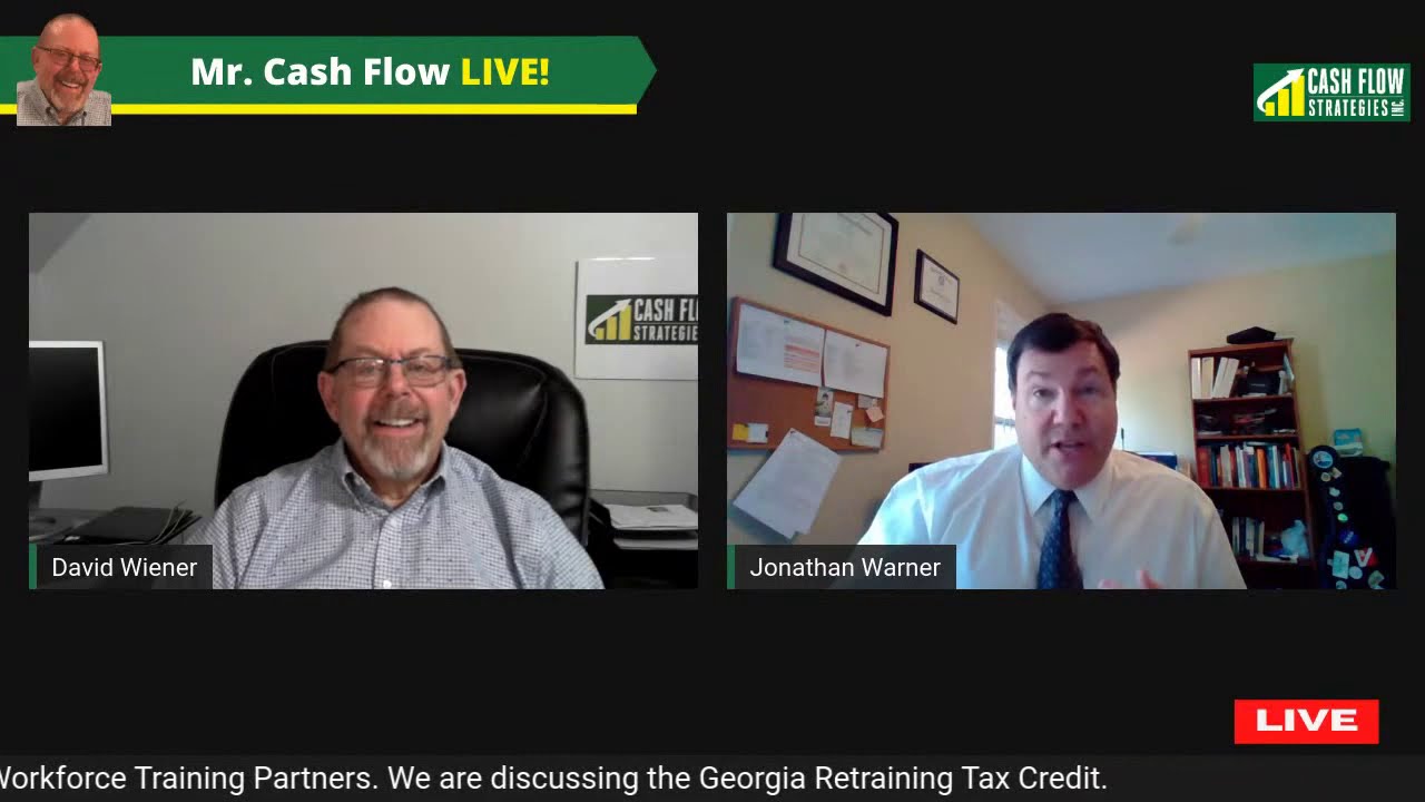 The Georgia Retraining Tax Credit - Mr. Cash Flow LIVE! with Jonathan Warner
