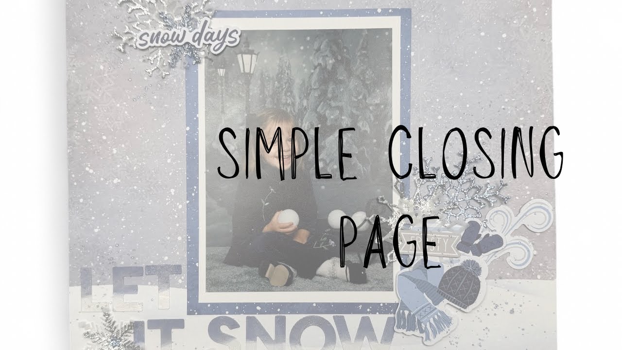 Idea for a Closing Album Page