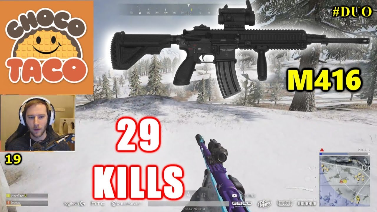TSM ChocoTaco & Boomzy - 29 KILLS - M416 - VIKENDI # DUO - PUBG