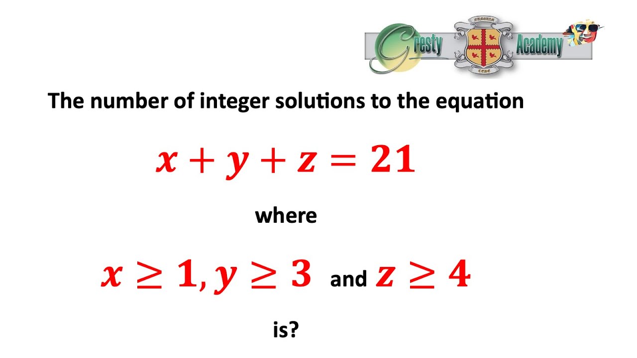 Counting non-Negative Integer Solutions to x + y + z = 21 with Constraints