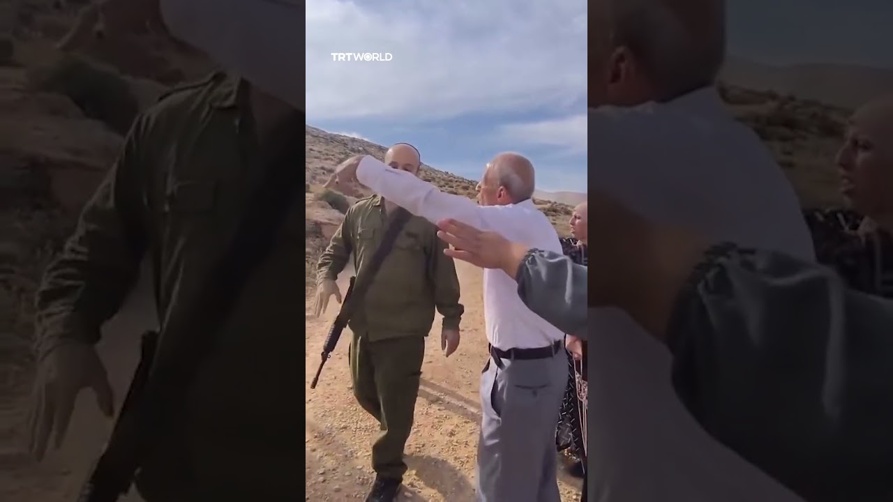 Illegal Israeli settlers trespass on Palestinian land and assault family