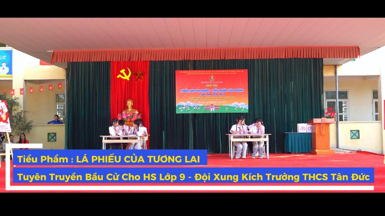 Tiểu phẩm: “LÁ PHIẾU CỦA TƯƠNG LAI” 🇻🇳🎭 Tuyên truyền Bầu cử dành cho học sinh lớp 9