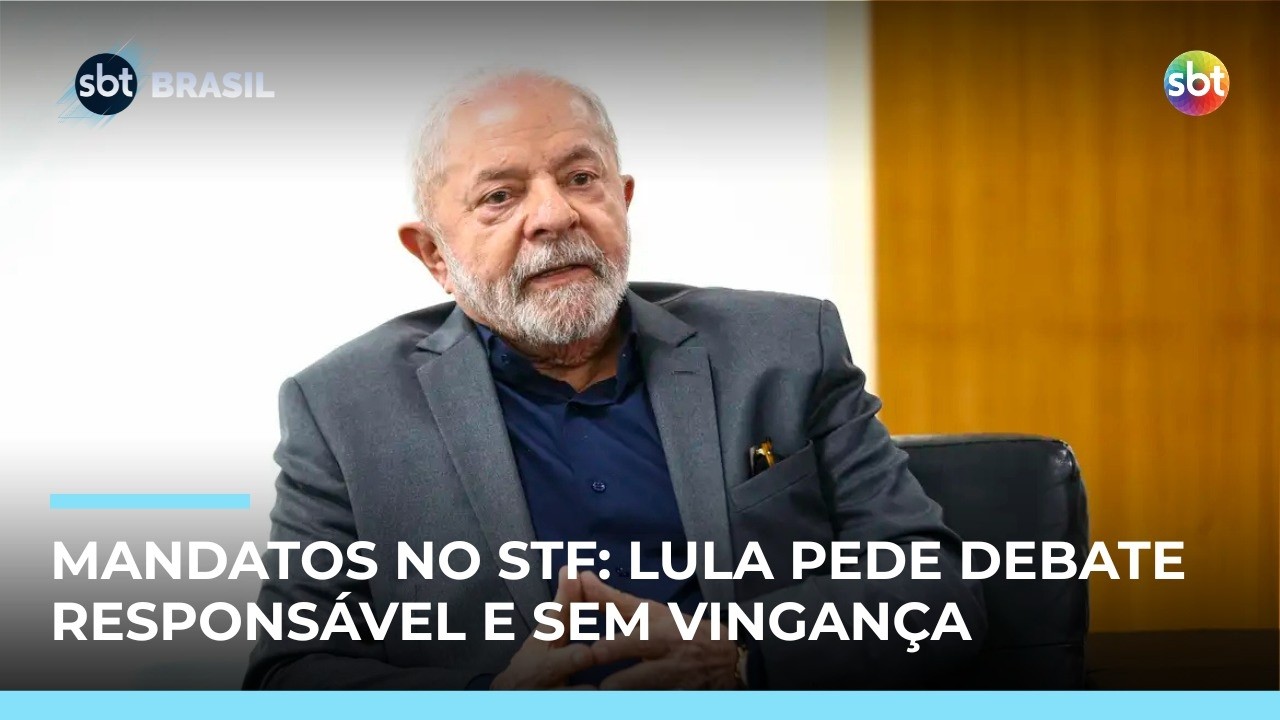 Lula volta a falar sobre a criação de mandatos para ministros do STF | #SBTBrasil