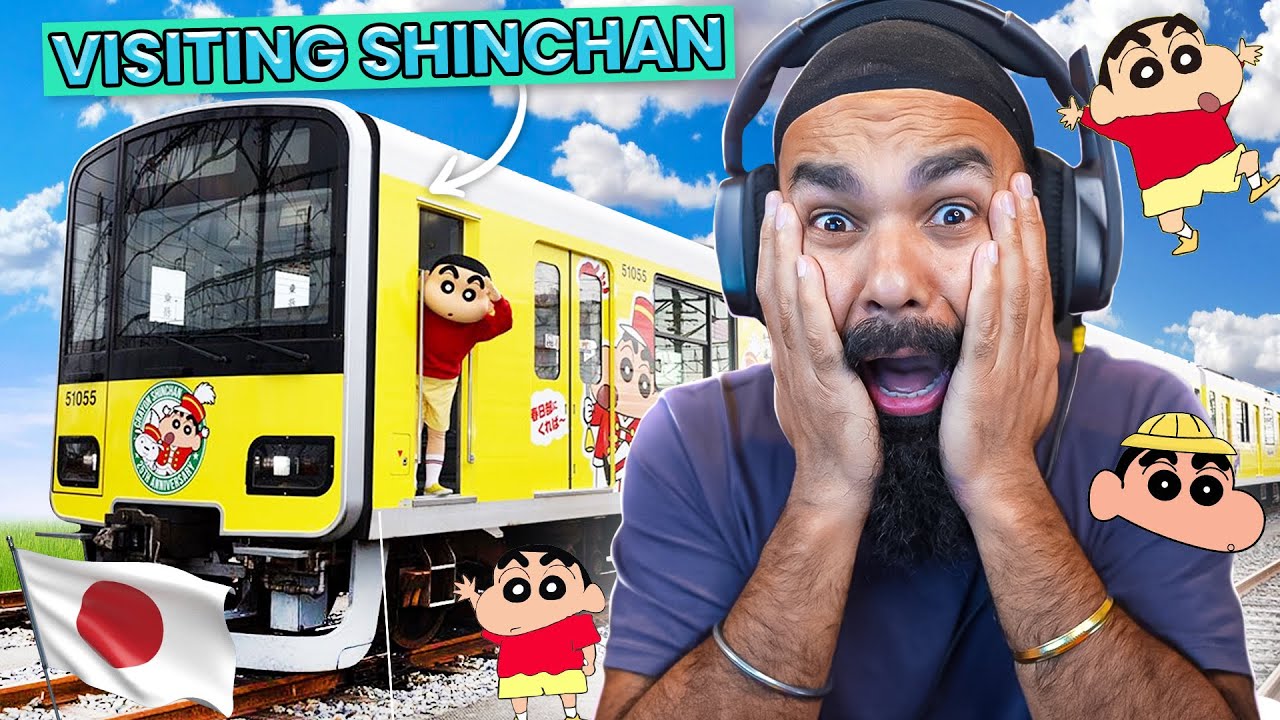 VISITING SHINCHAN HOUSE IN REAL LIFE IN JAPAN 💕 |  SHINCHAN KI TRAIN MAIN KARI RIDE