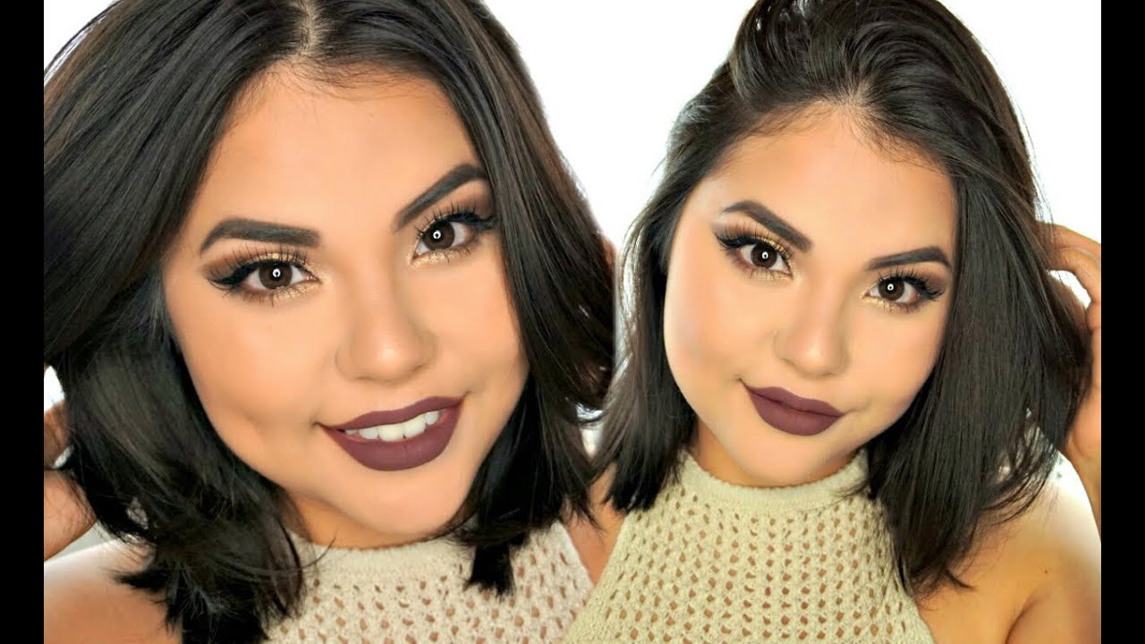 Fall Glam Makeup Look | Ft. Love Bite Kylie Lip Kit