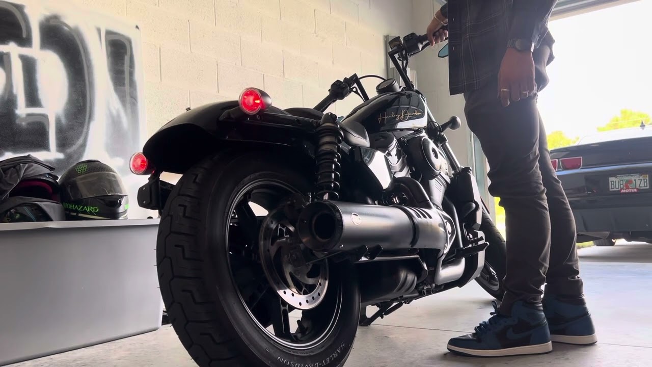 2022 Harley Davidson RH975 Nightster cold start S&S exhaust #nightster#harleydavidson