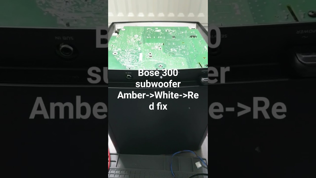 Bose Acoustimass 300 Amber/White/Red fix