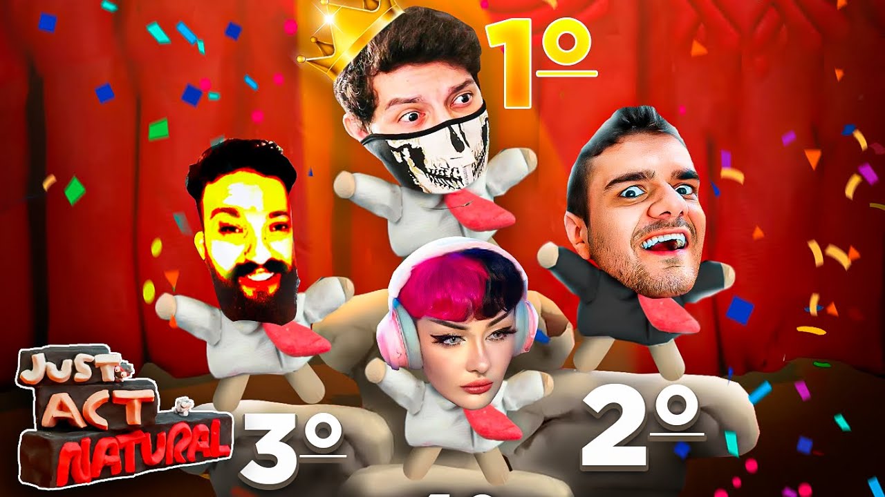 NINGUÉM CONSEGUE GANHAR DO VX NESSE JOGO! TRAPACEIRO SAFADO 🤬 - Just Act Natural Gameplays Engraçada