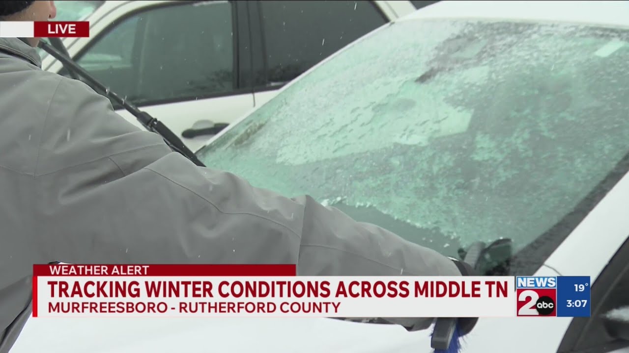 Ice impacts in Murfreesboro