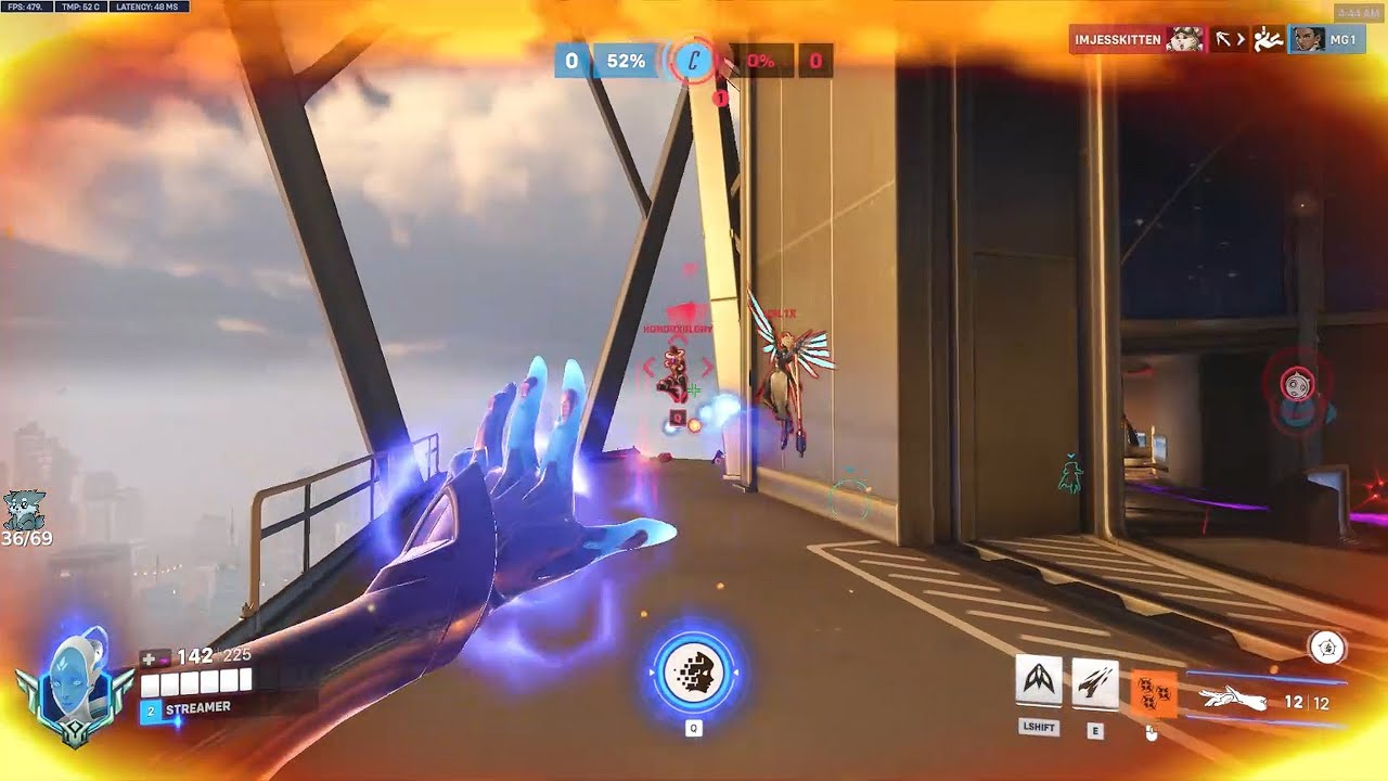 IDDQD PRO ECHO GAMEPLAY OVERWATCH 2 SEASON 20 TOP 500