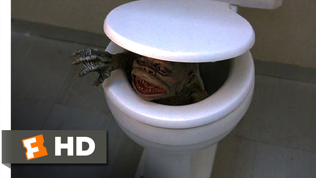 Ghoulies II (1988) - Ghoulie in the Toilet Scene (8/10) | Movieclips