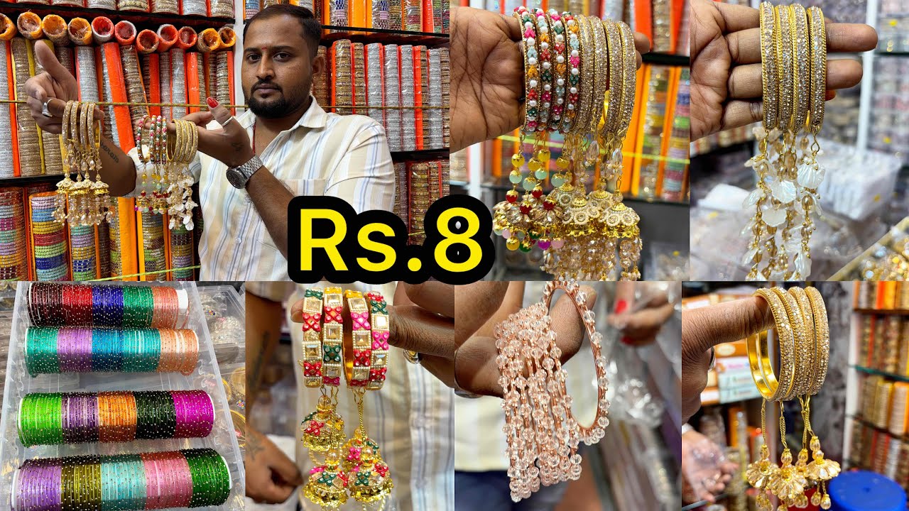 Rs.8/- Start Bangalore Kumbarpet Wholesale Bangles Shop|Best Collection Budget Friendly|Delivery Ava