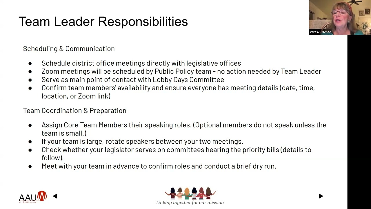 Lobby Days   Team Leaders Meeting   February 5, 2026